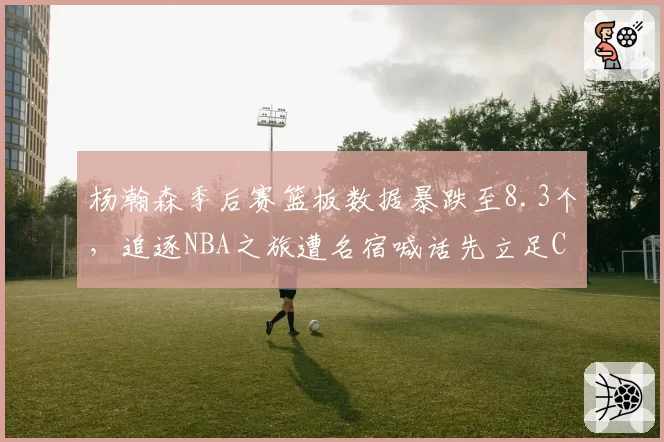 杨瀚森季后赛篮板数据暴跌至8.3个，追逐NBA之旅遭名宿喊话先立足CBA